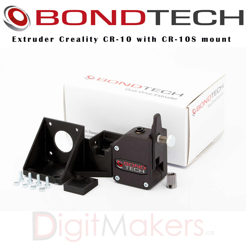 BondTech Extruder Creality CR-10 with CR-10S mount - Digitmakers.ca providing 3d printers, 3d scanners, 3d filaments, 3d printing material , 3d resin , 3d parts , 3d printing services