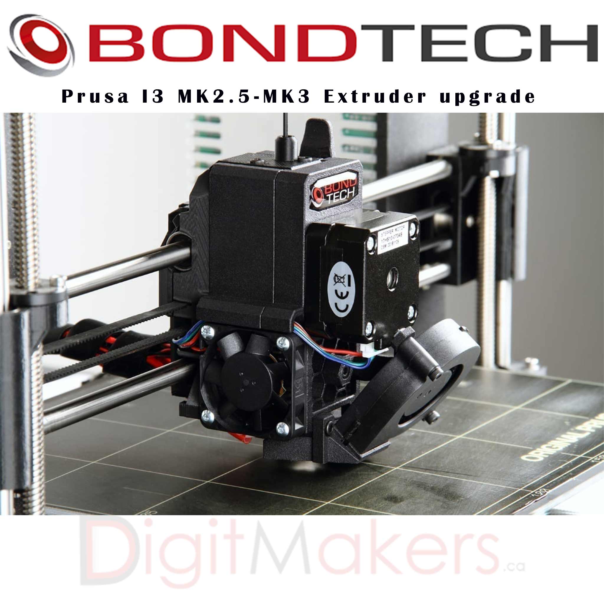 BondTech Prusa I3 MK2.5 MK3 Extruder Upgrade Kit - Digitmakers.ca providing 3d printers, 3d scanners, 3d filaments, 3d printing material , 3d resin , 3d parts , 3d printing services