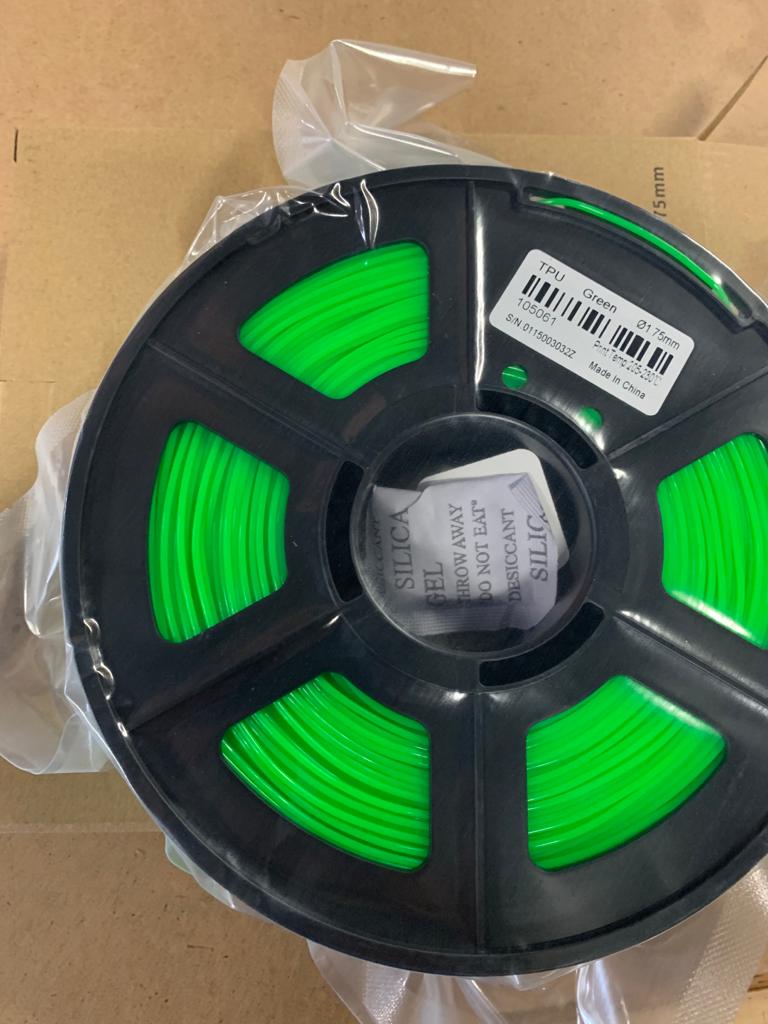 D3D Sigma TPU Flexible Filament 1.75mm-500g Spool (5 Colors) - Digitmakers.ca