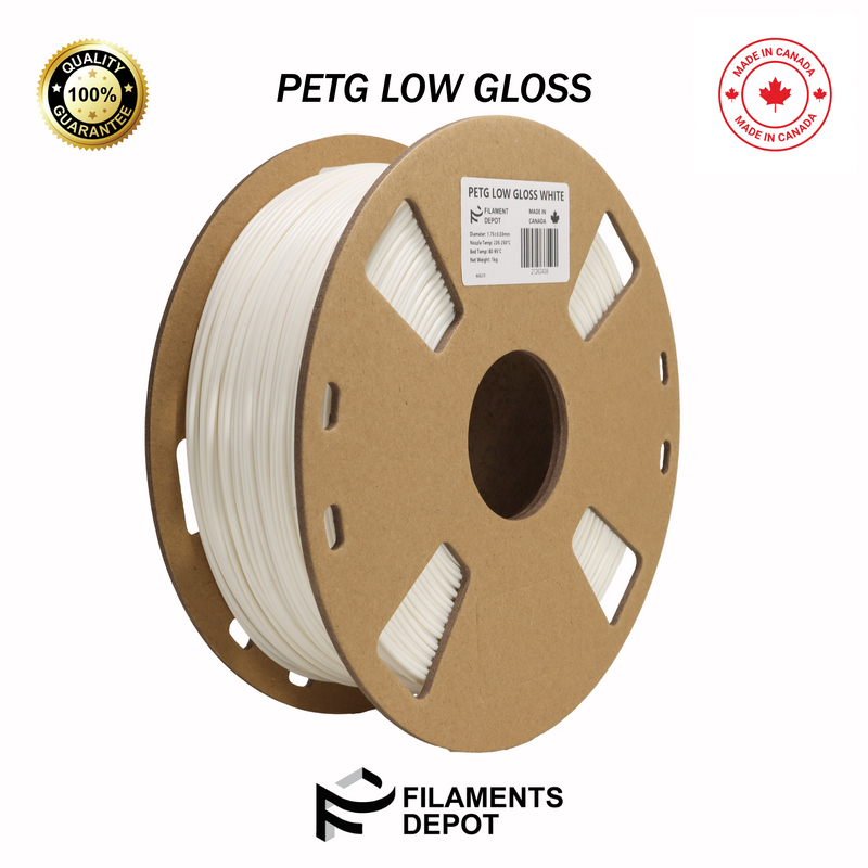 Filaments Depot Low Gloss PETG 1.75mm 1kg - Digitmakers.ca