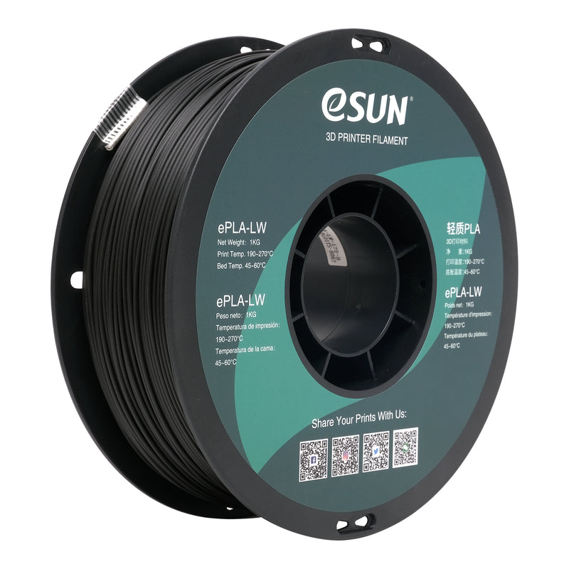 eSUN ePLA Light Weight Filament 1.75mm 1kg - Various Color - Digitmakers.ca