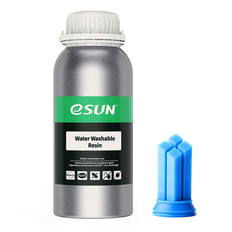 ESUN Water Washable Resin For LCD Printer 500g - various colors - Digitmakers.ca providing 3d printers, 3d scanners, 3d filaments, 3d printing material , 3d resin , 3d parts , 3d printing services