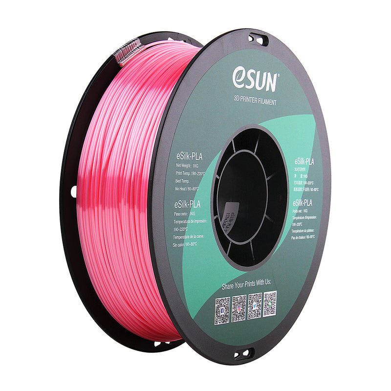 eSun eSilk PLA Filament 1.75mm 1kg Spool Various Colors - Digitmakers.ca