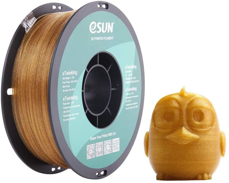 ESun eTwinkling PLA Filament 1.75mm 1kg-Various Colors - Digitmakers.ca