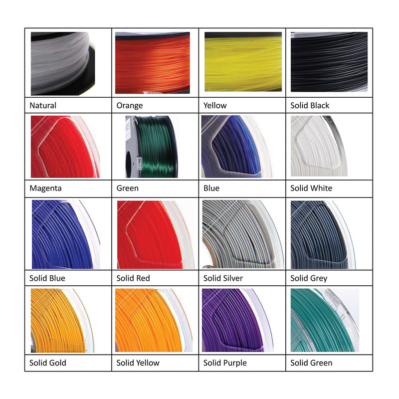 ESun PETG Filament 1.75 mm 1kg Spool Various Colors - Digitmakers.ca providing 3d printers, 3d scanners, 3d filaments, 3d printing material , 3d resin , 3d parts , 3d printing services