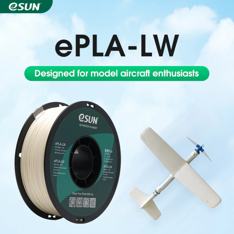 eSUN ePLA Light Weight Filament 1.75mm 1kg - Various Color - Digitmakers.ca