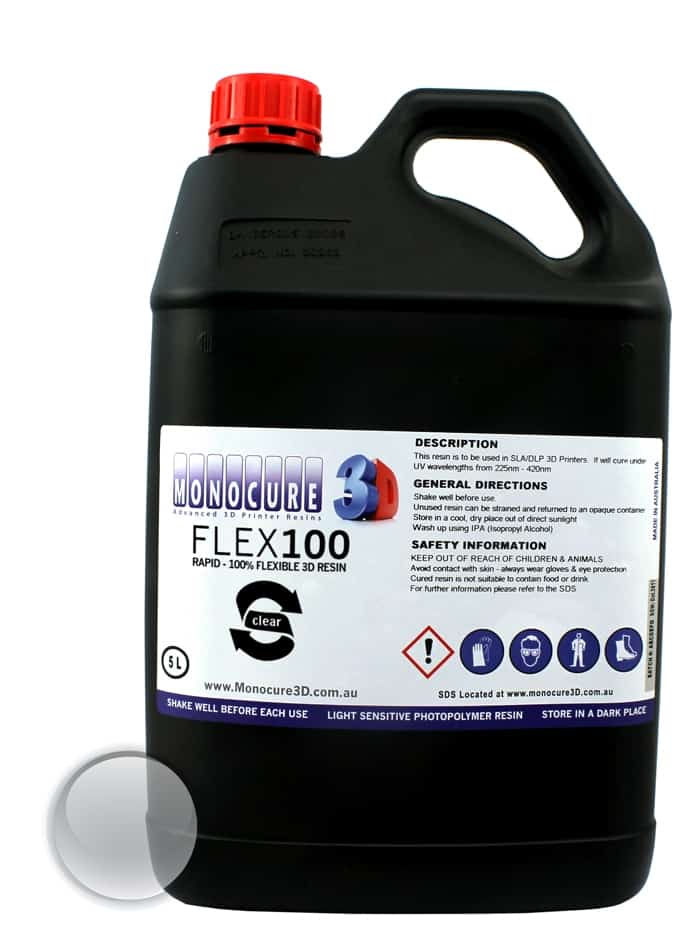 Monocure 3D Rapid Flex100 - Clear 5L - Digitmakers.ca