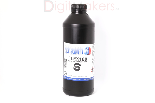 Monocure 3D Rapid Flex100 - Clear 1000ml - Digitmakers.ca providing 3d printers, 3d scanners, 3d filaments, 3d printing material , 3d resin , 3d parts , 3d printing services