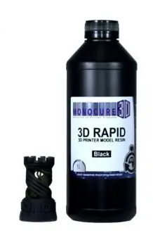 Monocure 3D Rapid Resin - 1L black- Digitmakers.ca providing 3d printers, 3d scanners, 3d filaments, 3d printing material , 3d resin , 3d parts , 3d printing services