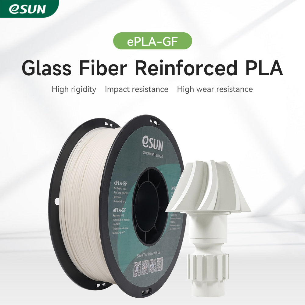 eSUN ePLA-GF (Glass Fiber Reinforced PLA) 3D Filament-Natural –