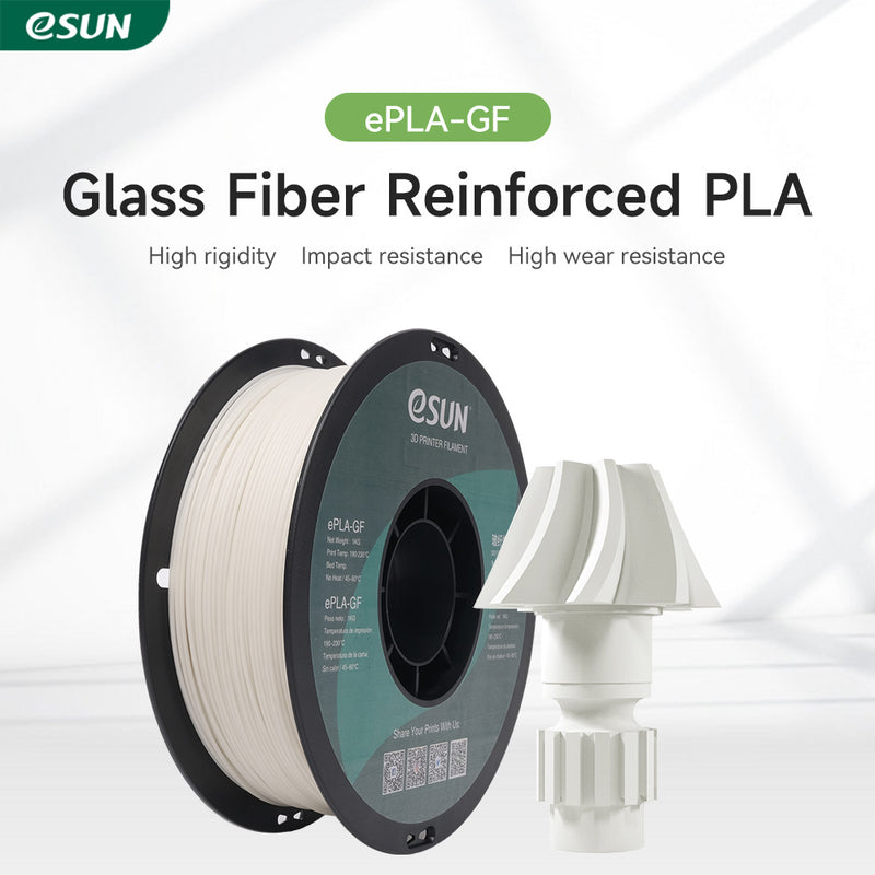 eSUN ePLA-GF (Glass Fiber Reinforced PLA) 3D Filament-Natural - Digitmakers.ca