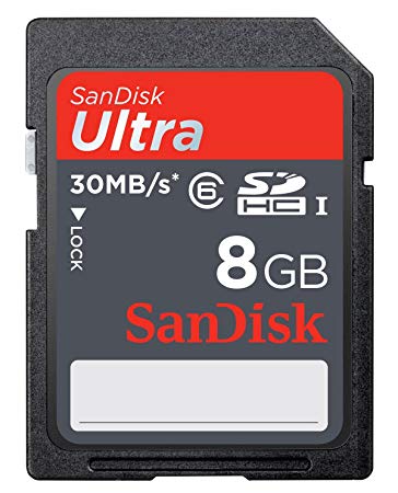 Sandisk Ultra 8 GB SDHC Memory Card - Digitmakers.ca providing 3d printers, 3d scanners, 3d filaments, 3d printing material , 3d resin , 3d parts , 3d printing services
