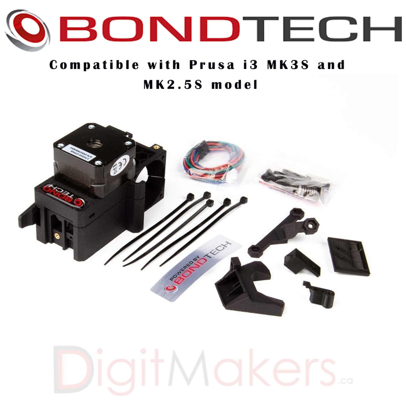 BondTech Prusa I3 MK3S Extruder Upgrade Kit - Digitmakers.ca providing 3d printers, 3d scanners, 3d filaments, 3d printing material , 3d resin , 3d parts , 3d printing services