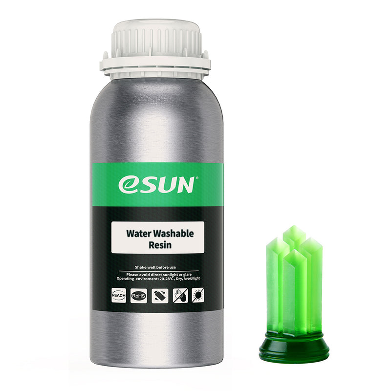 ESUN Water Washable Resin For LCD Printer 500g - various colors - Digitmakers.ca providing 3d printers, 3d scanners, 3d filaments, 3d printing material , 3d resin , 3d parts , 3d printing services