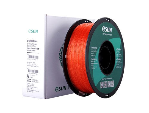 ESun eTwinkling PLA Filament 1.75mm 1kg-Various Colors - Digitmakers.ca providing 3d printers, 3d scanners, 3d filaments, 3d printing material , 3d resin , 3d parts , 3d printing services