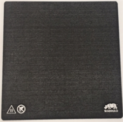 Wanhao D9 Carbon Crystal Glass Plate with Mag Mat - Digitmakers.ca providing 3d printers, 3d scanners, 3d filaments, 3d printing material , 3d resin , 3d parts , 3d printing services